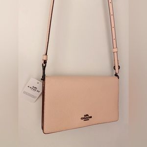 Brand new with tags! COACH Anna foldover clutch crossbody